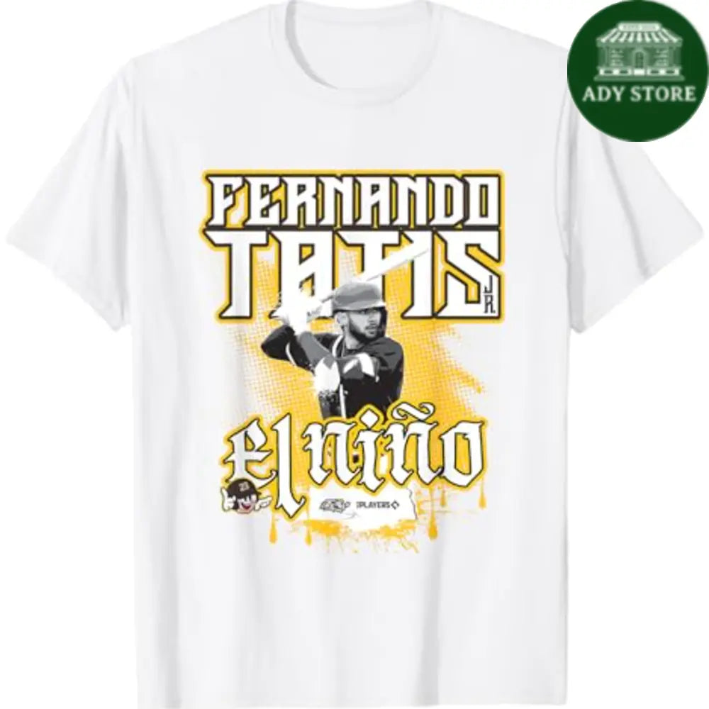 Fernando Tatis Jr. San Diego Baseball Sket One x MLB Players T-Shirt Ady Store