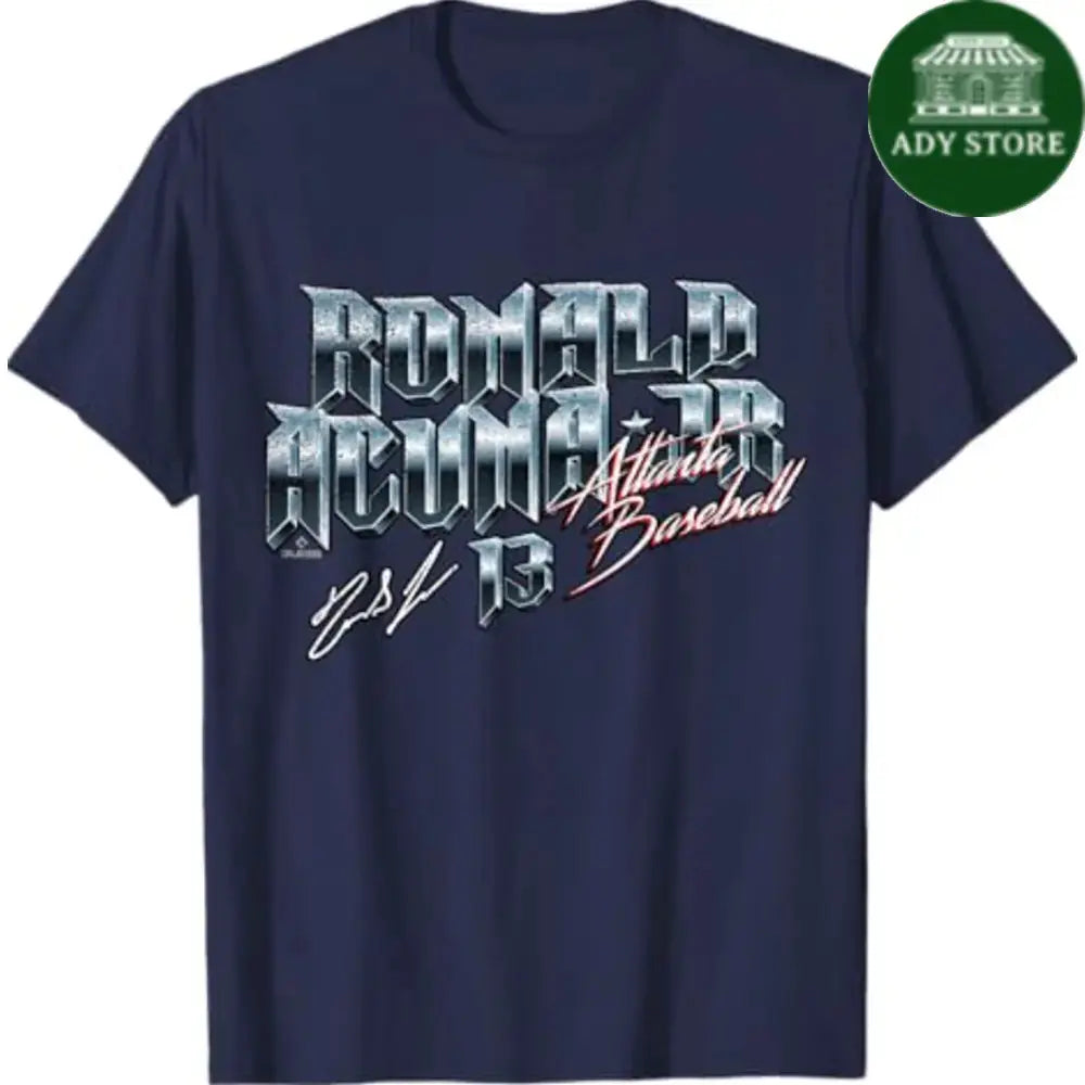 Ronald Acuna Jr. International Baseball Venezuela MLBPA T-Shirt Ady Store