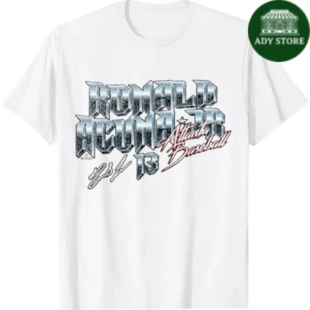 Ronald Acuna Jr. International Baseball Venezuela MLBPA T-Shirt Ady Store