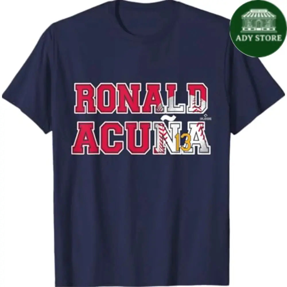 Ronald Acuna Jr. Atlanta Baseball Name MLBPA T-Shirt
