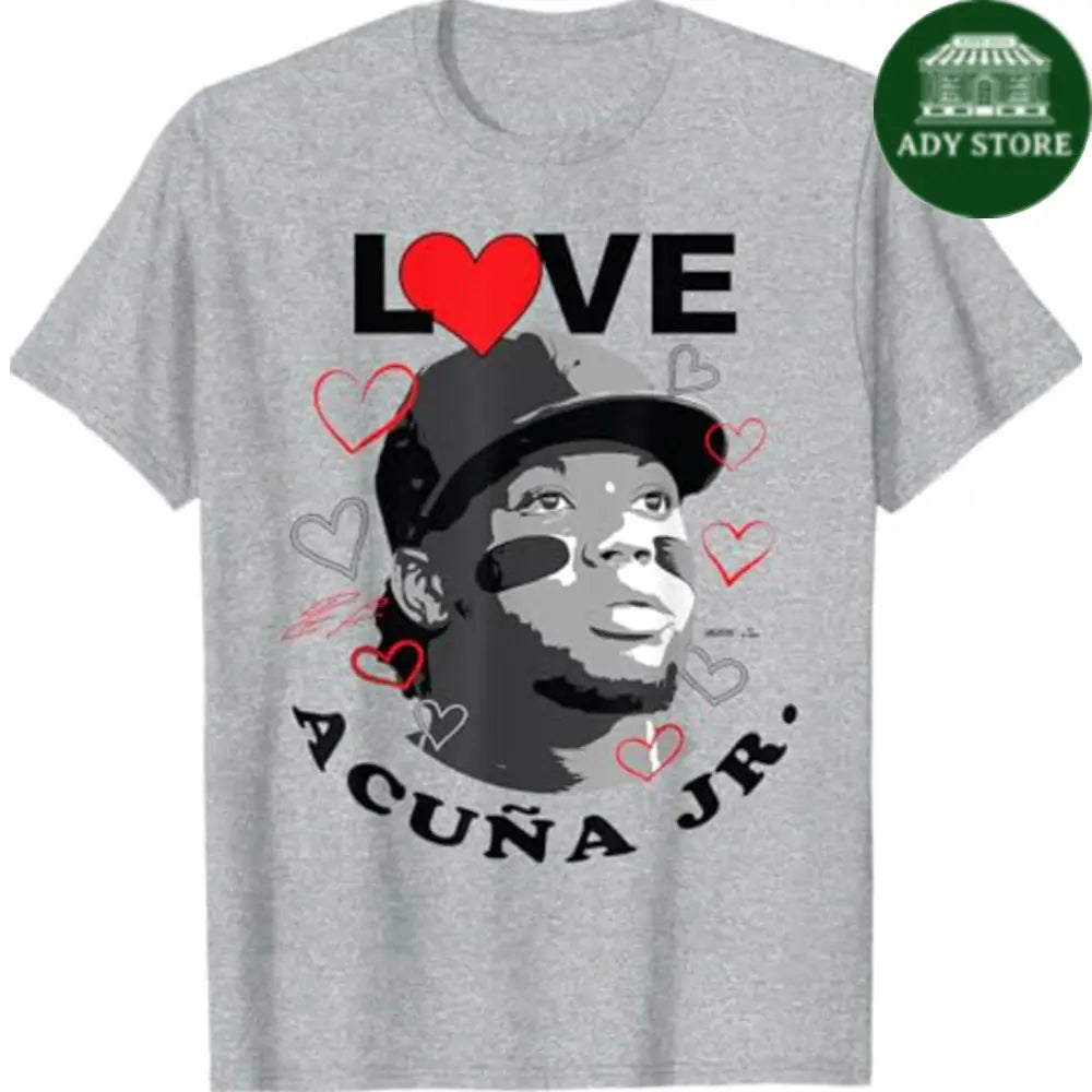 Love Ronald Coin Jr. Atlanta Baseball MLBPA T-Shirt Ady Store