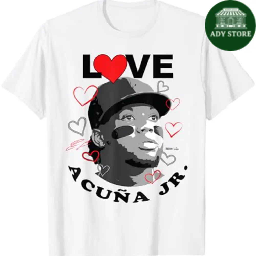 Love Ronald Coin Jr. Atlanta Baseball MLBPA T-Shirt Ady Store