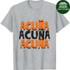 Ronald Acuna Jr. Atlanta Baseball Halloween Name MLBPA T-Shirt Ady Store