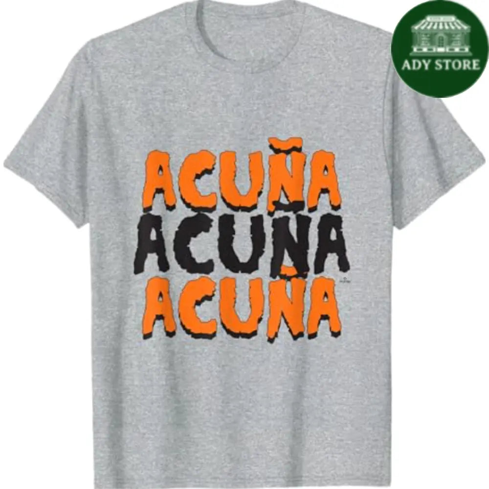 Ronald Acuna Jr. Atlanta Baseball Halloween Name MLBPA T-Shirt Ady Store
