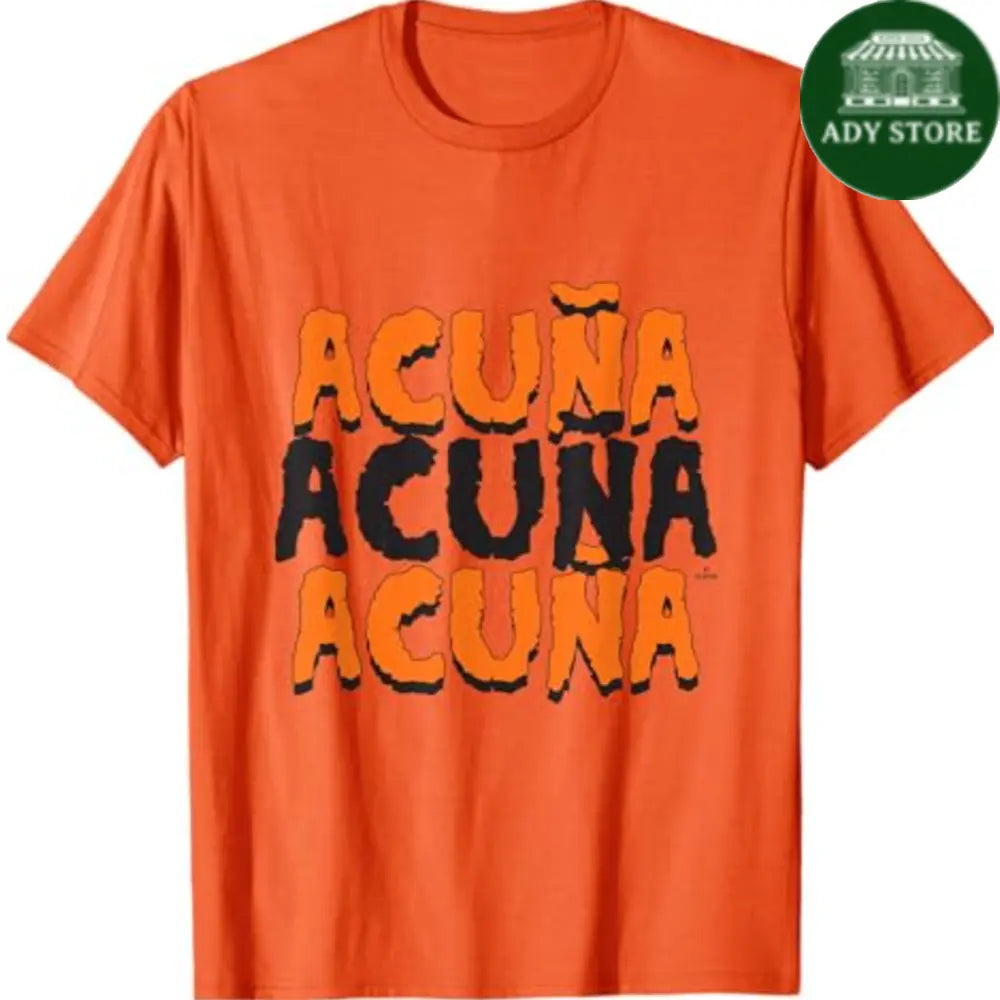 Ronald Acuna Jr. Atlanta Baseball Halloween Name MLBPA T-Shirt Ady Store