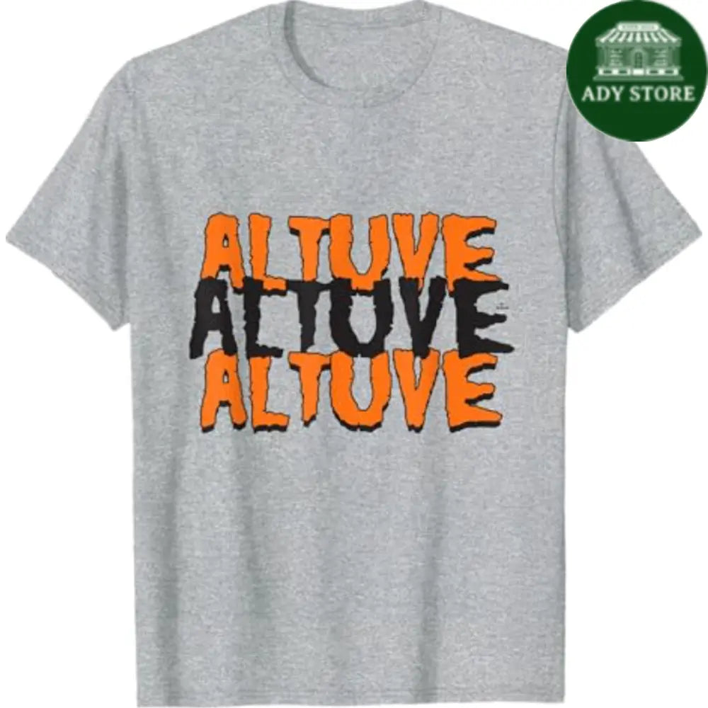 Jose Altuve Houston Baseball Halloween Name MLBPA T-Shirt Ady Store