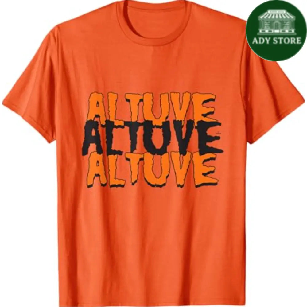 Jose Altuve Houston Baseball Halloween Name MLBPA T-Shirt Ady Store