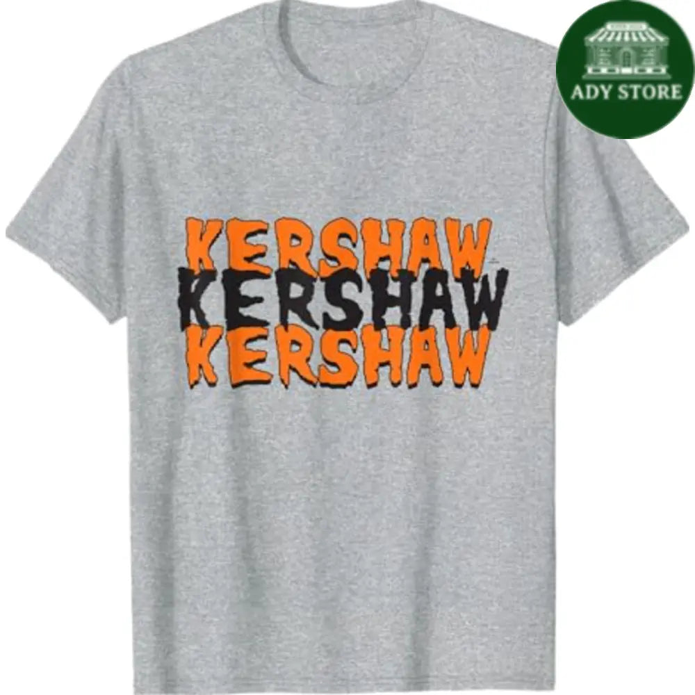 Clayton Kershaw Los Angeles Baseball Halloween Name MLBPA T-Shirt Ady Store