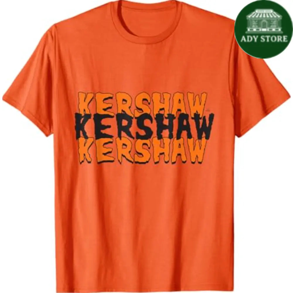 Clayton Kershaw Los Angeles Baseball Halloween Name MLBPA T-Shirt Ady Store