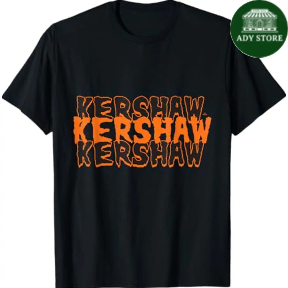 Clayton Kershaw Los Angeles Baseball Halloween Name MLBPA T-Shirt Ady Store