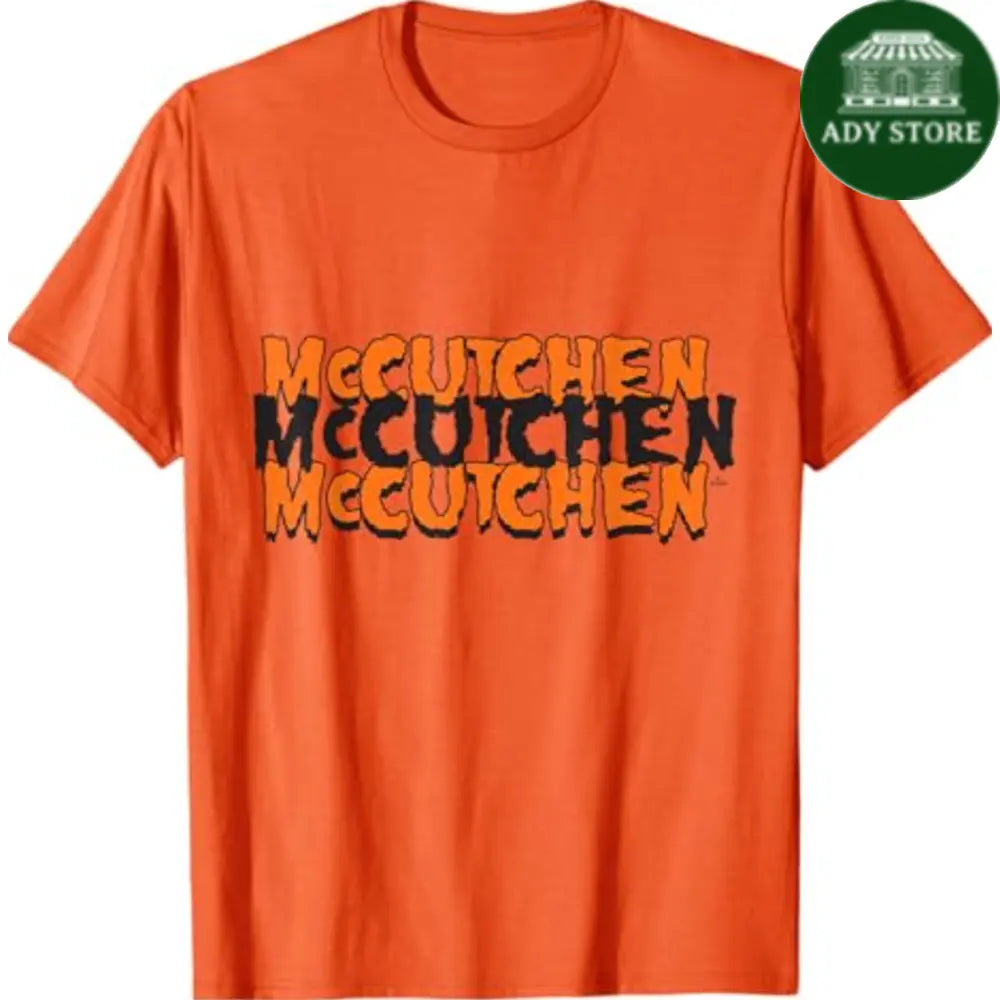 Andrew McCutchen Pittsburgh Baseball Halloween Name MLBPA T-Shirt Ady Store