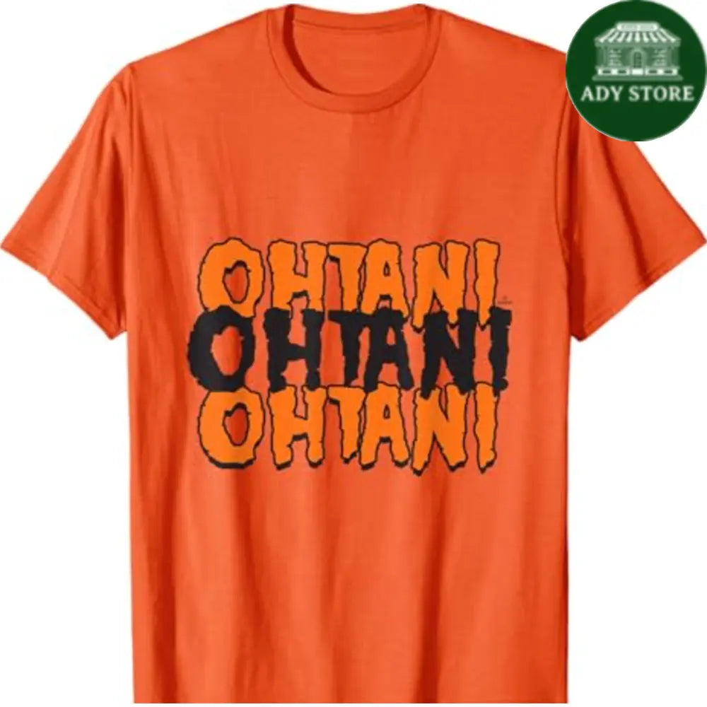 Shohei Ohtani Los Angeles Baseball Halloween Name MLBPA T-Shirt Ady Store