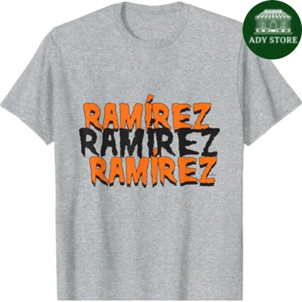 Jose Ramirez Cleveland Baseball Halloween Name MLBPA T-Shirt Ady Store