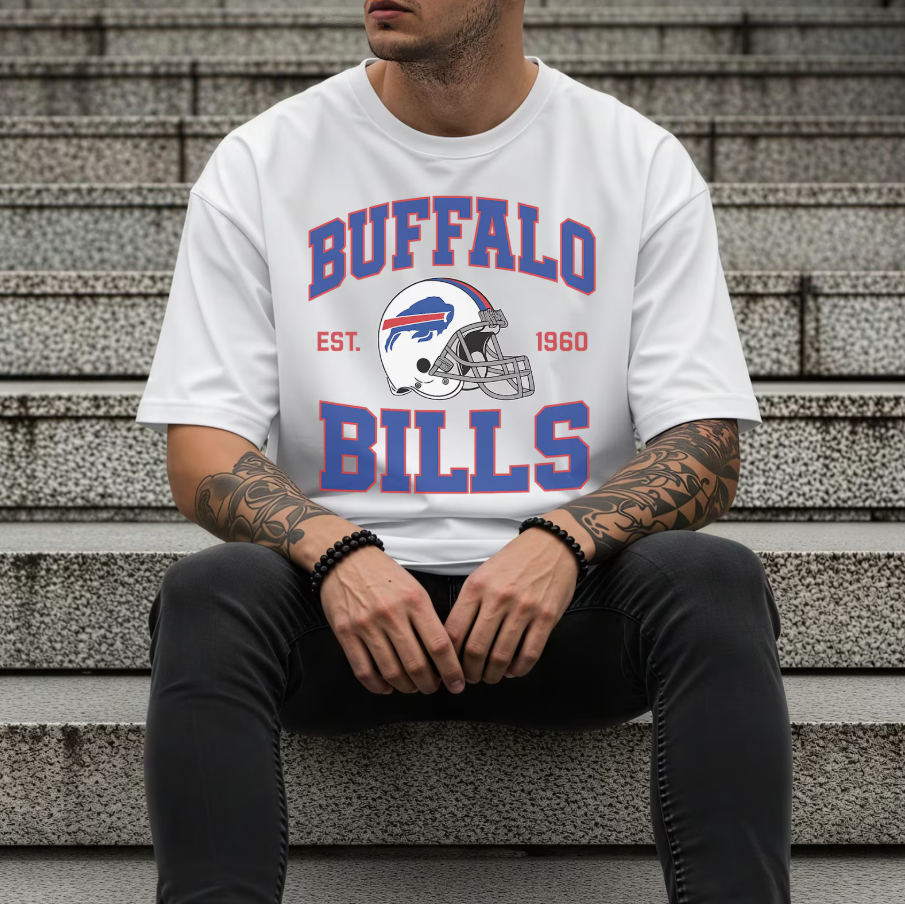 Buffalo Football Fan Shirt, Retro Game Day T-Shirt, Vintage Style 80s Tee Ady Store