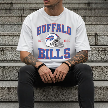Buffalo Football Fan Shirt, Retro Game Day T-Shirt, Vintage Style 80s Tee Ady Store