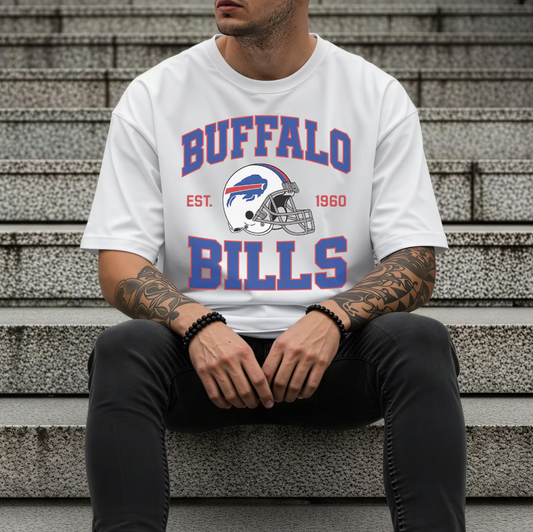 Buffalo Football Fan Shirt, Retro Game Day T-Shirt, Vintage Style 80s Tee Ady Store