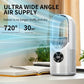 Cool Breeze Portable USB Misting Bladeless Tower Fan